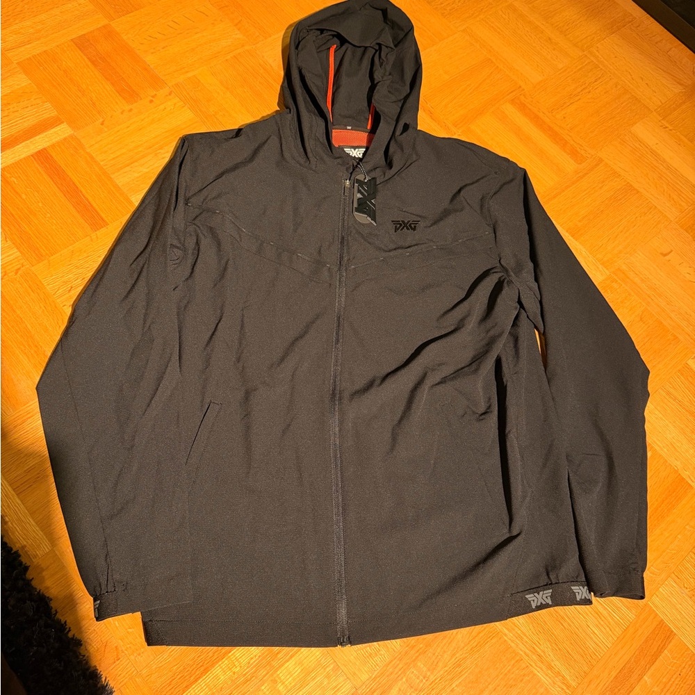 PXG Black Windbreaker Jacket